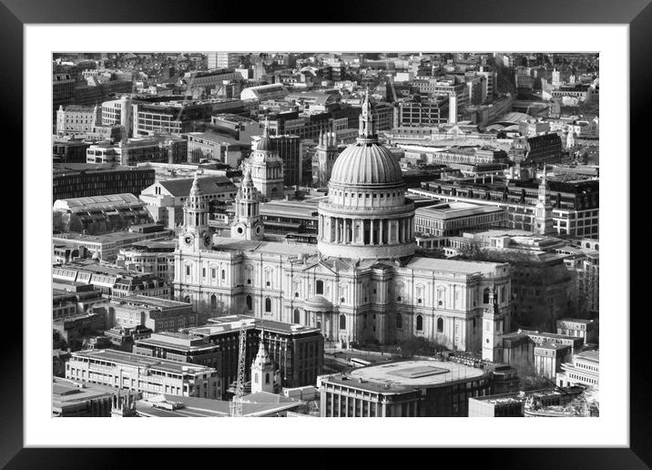 St Paul's Cathedral, London Framed Mounted Print by LensLight Traveler