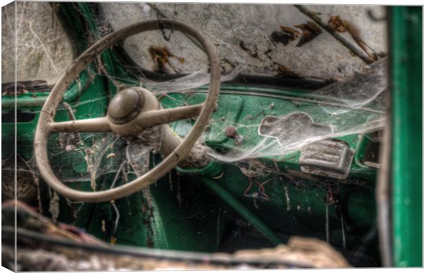 Dusty Wheel Canvas Print by Nathan Wright