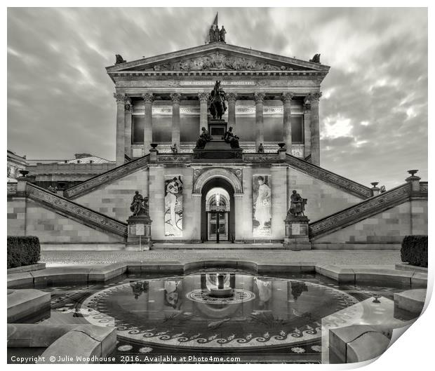 Alte Nationalgalerie Print by Julie Woodhouse