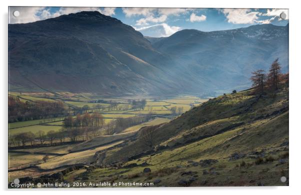 Great Langdale Acrylic by John Ealing