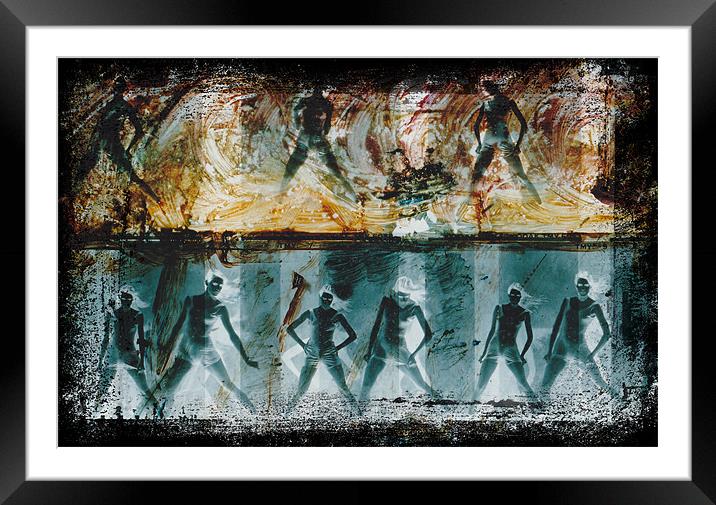 Deca-Dancers Framed Mounted Print by Jean-François Dupuis