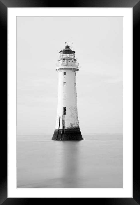 New Brighton Lighthouse Framed Mounted Print by James Harrison