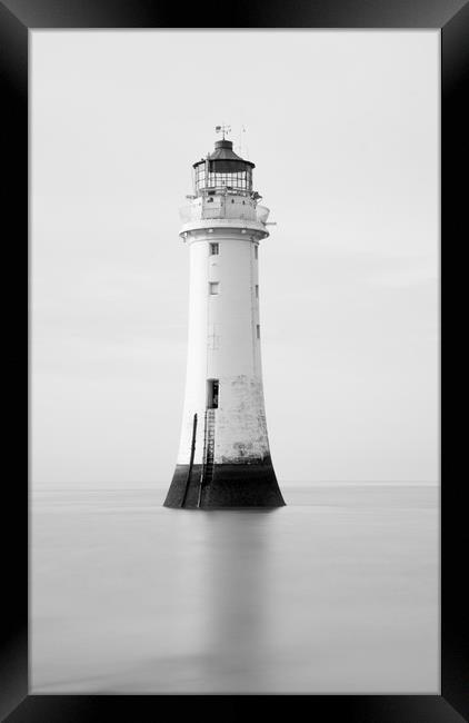 New Brighton Lighthouse Framed Print by James Harrison