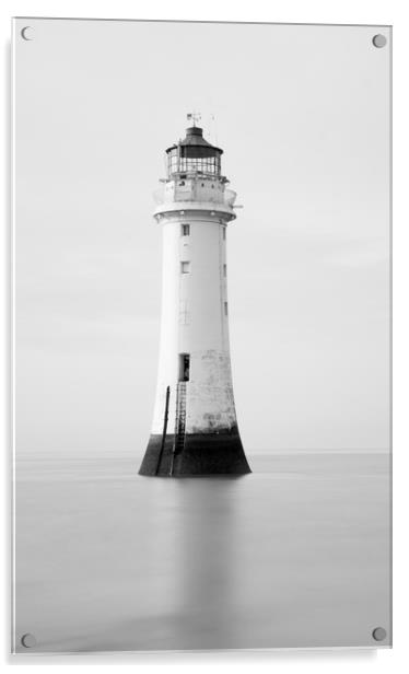 New Brighton Lighthouse Acrylic by James Harrison