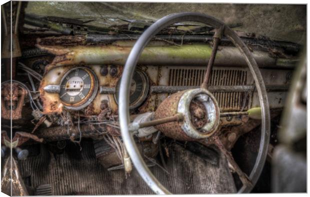 In the driving seat Canvas Print by Nathan Wright