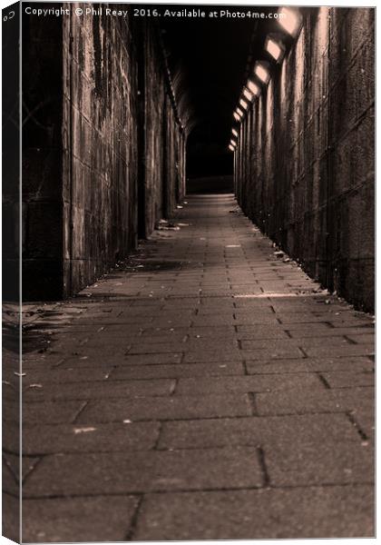 A dark alley Canvas Print by Phil Reay