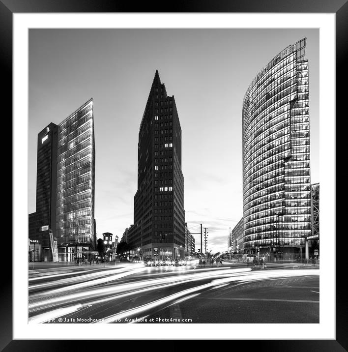 Potsdamer Platz Framed Mounted Print by Julie Woodhouse