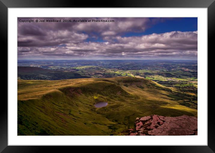 Brecon Beacons  Framed Mounted Print by Joel Woodward
