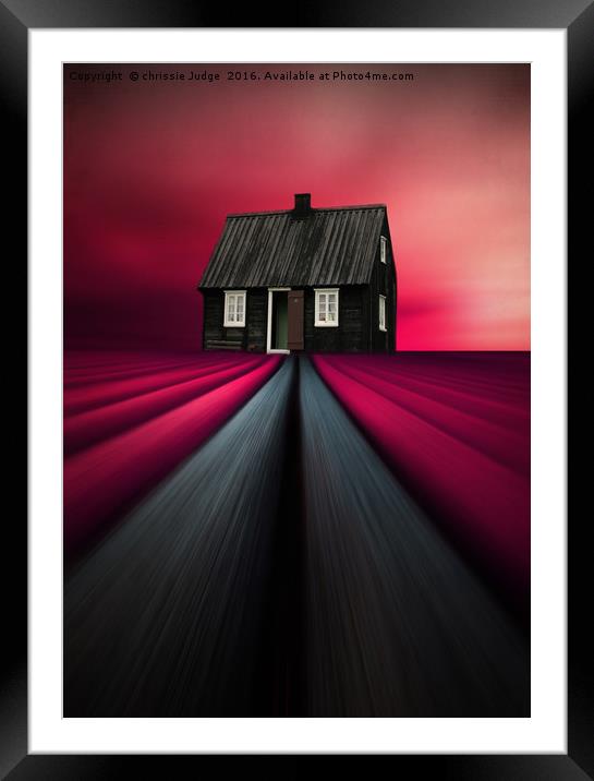 The little black house  Framed Mounted Print by Heaven's Gift xxx68
