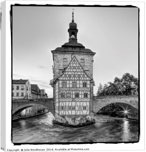 Bamberg Canvas Print by Julie Woodhouse