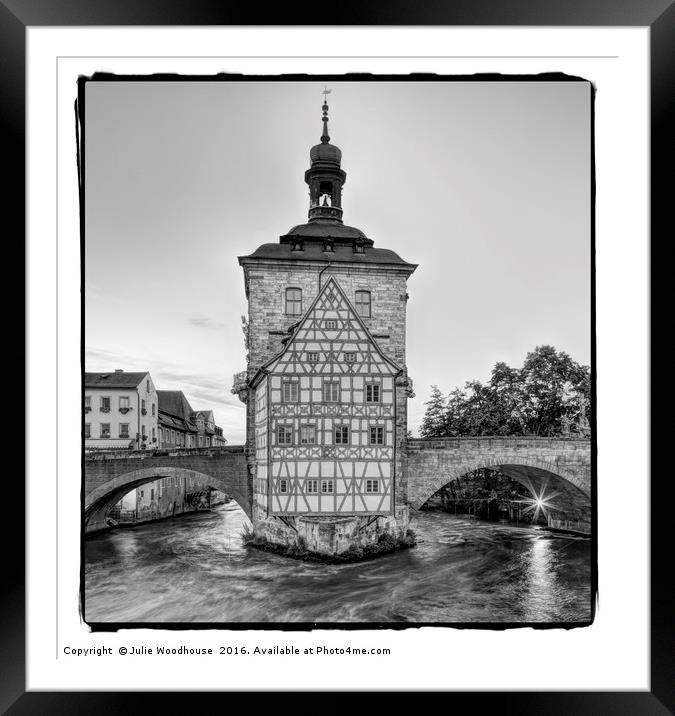 Bamberg Framed Mounted Print by Julie Woodhouse