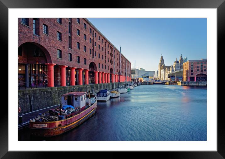 Albert Dock, Liverpool                             Framed Mounted Print by Darren Galpin
