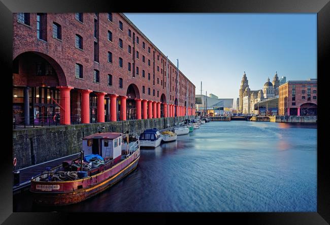 Albert Dock, Liverpool                             Framed Print by Darren Galpin