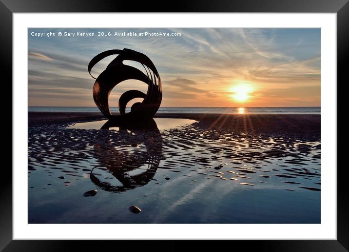 Sunset At Mary's Shell Framed Mounted Print by Gary Kenyon
