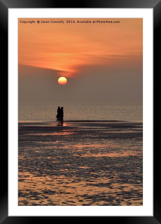 Into The Sunset Framed Mounted Print by Jason Connolly