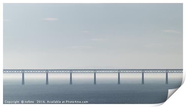 Bridge 6 Print by nofoto 