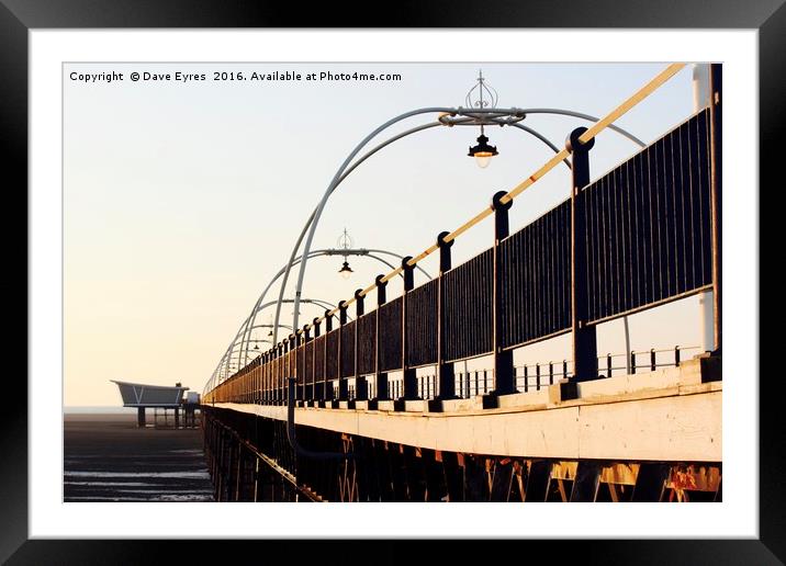 Southport Pier Framed Mounted Print by Dave Eyres