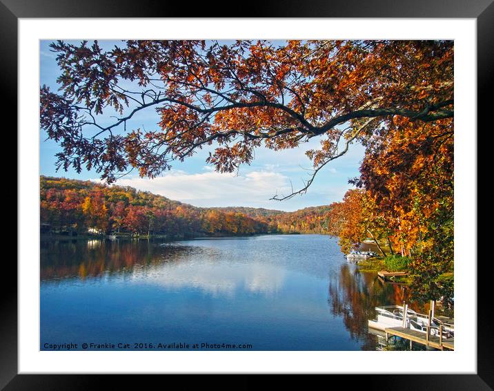 Autumn at Lake Killarney Framed Mounted Print by Frankie Cat