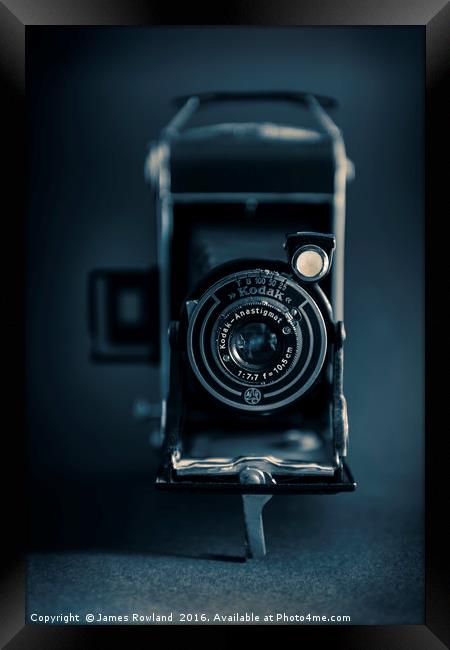 Vintage Kodak Framed Print by James Rowland