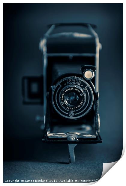 Vintage Kodak Print by James Rowland