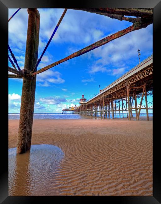 Sections of the North Pier Framed Print by David McCulloch