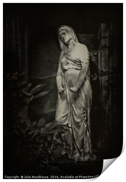 Dark Angel Print by Julie Woodhouse