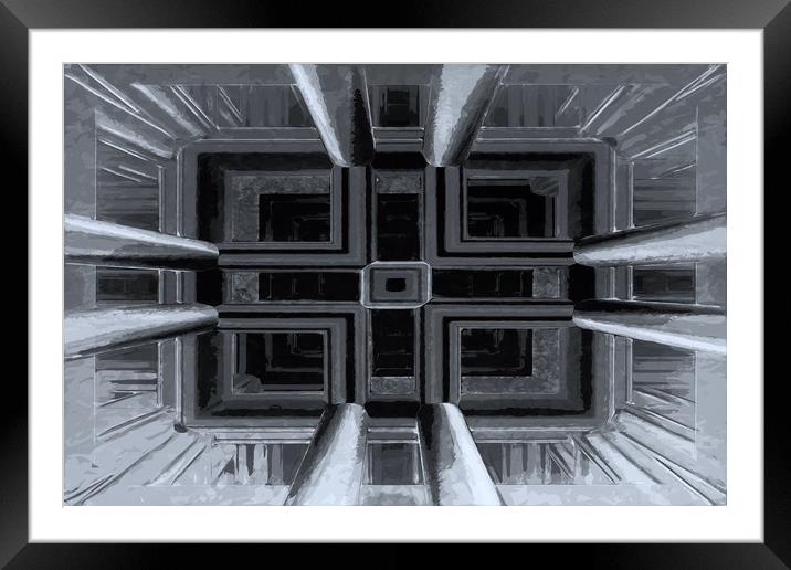 Up or Down ? Framed Mounted Print by Dagmar Giers