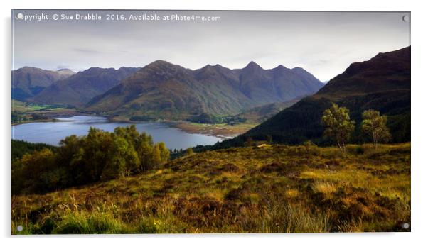    The Five Sisters of Kintail                     Acrylic by Susan Cosier