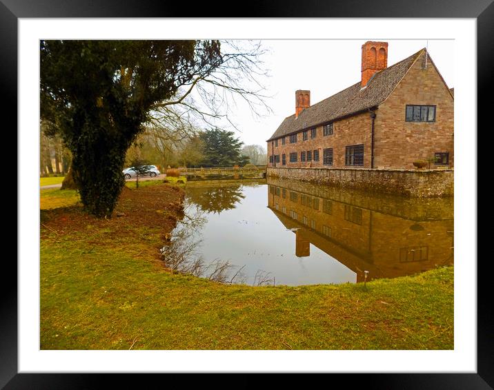 brinsop court estate  herefordshire Framed Mounted Print by paul ratcliffe