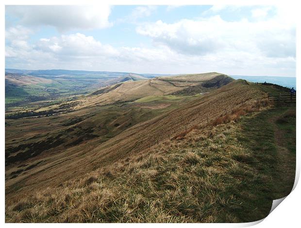 The Ridge Print by Paul Heslop