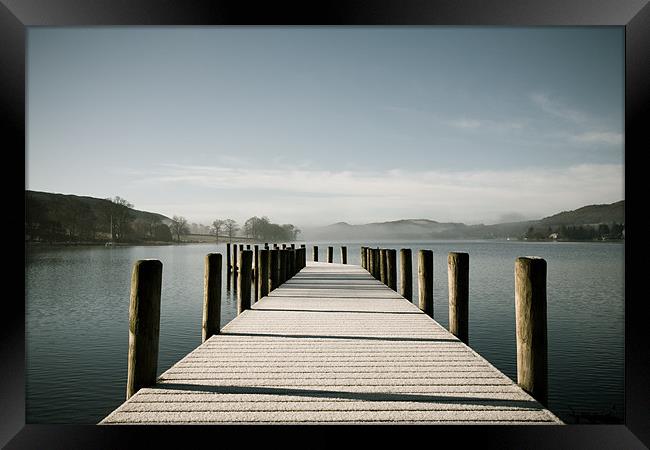 Coniston Water Framed Print by Simon Wrigglesworth