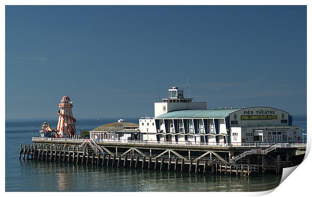 Bournemouth Pier Dorset - May 2010 Print by Chris Day