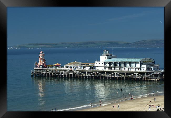 Bournemouth Pier Dorset - May 2010 Framed Print by Chris Day