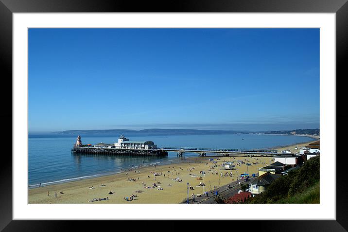 Bournemouth Pier Dorset - May 2010 Framed Mounted Print by Chris Day