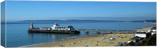 Bournemouth Pier Dorset - May 2010 Canvas Print by Chris Day