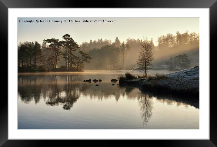 Tarn Hows Cumbria Framed Mounted Print by Jason Connolly