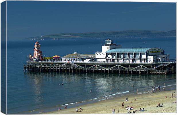 Bournemouth Pier - May 2010 Canvas Print by Chris Day