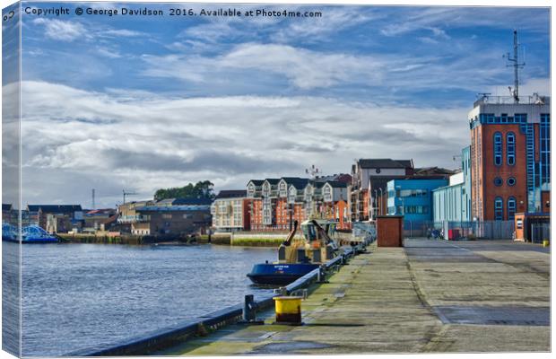 Right on Tyne Canvas Print by George Davidson