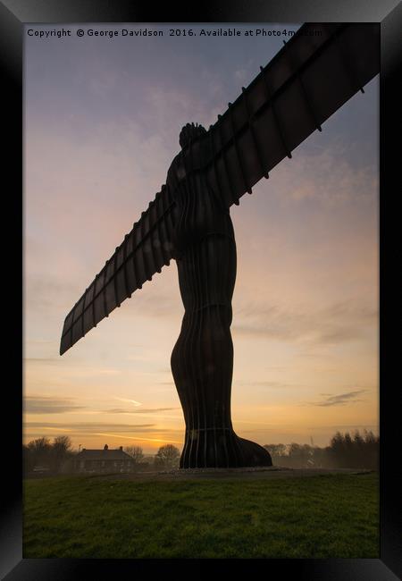 Angel of the North Framed Print by George Davidson