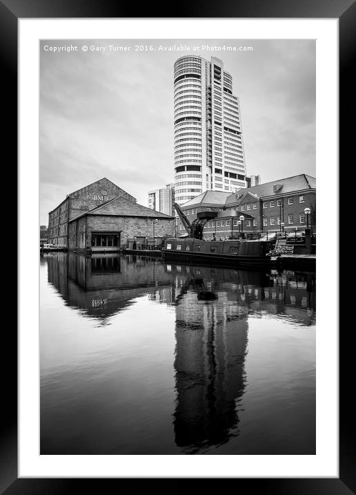 Bridgewater Place Framed Mounted Print by Gary Turner