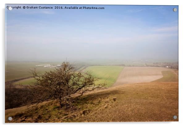 Dunstable Downs Acrylic by Graham Custance