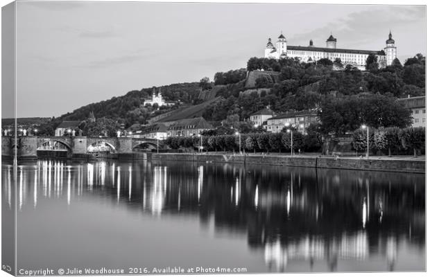 Festung Marienberg Canvas Print by Julie Woodhouse