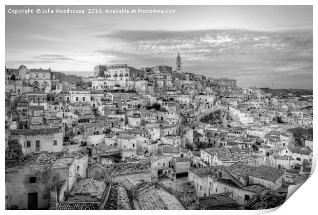 Matera Print by Julie Woodhouse