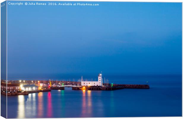 Scarborough Lighthouse Canvas Print by Juha Remes