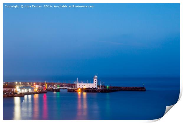 Scarborough Lighthouse Print by Juha Remes