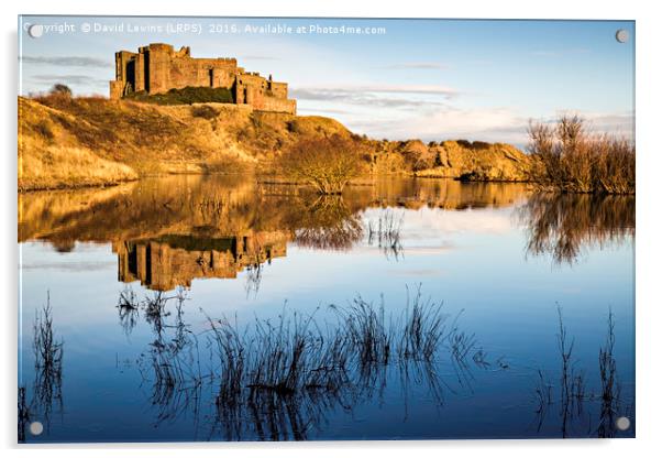 Bamburgh Castle Acrylic by David Lewins (LRPS)