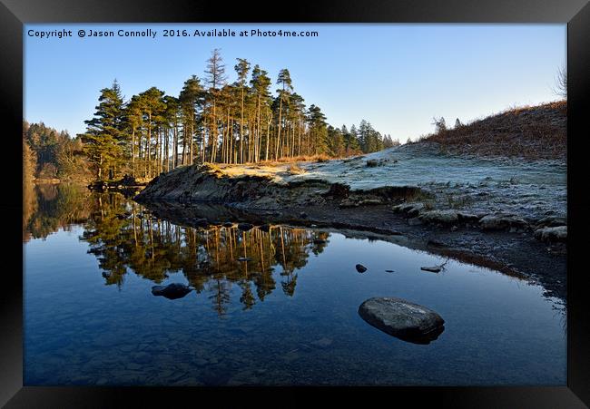 Tarn Hows Reflections Framed Print by Jason Connolly