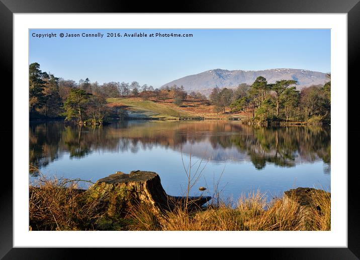Tarn Hows, Lake District Framed Mounted Print by Jason Connolly