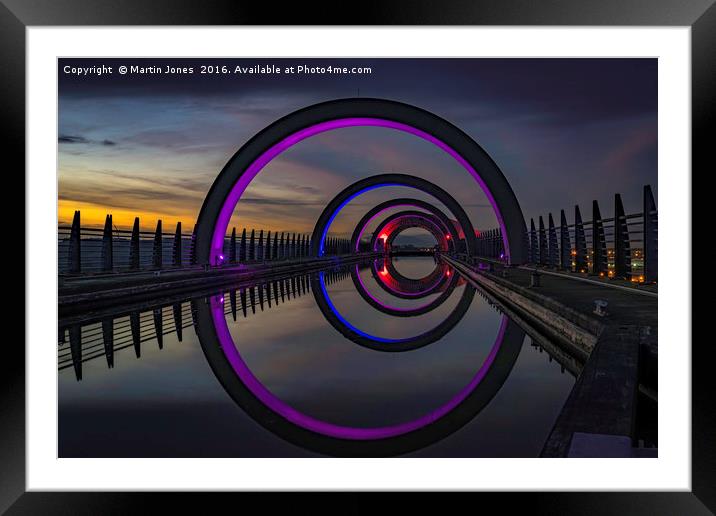 Stargate at the Falkirk Wheel Framed Mounted Print by K7 Photography