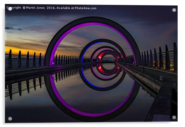 Stargate at the Falkirk Wheel Acrylic by K7 Photography